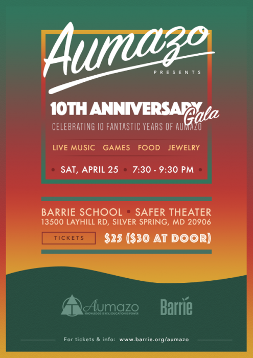 Aumazo 10th Anniversary Gala Fundraiser at Barrie School