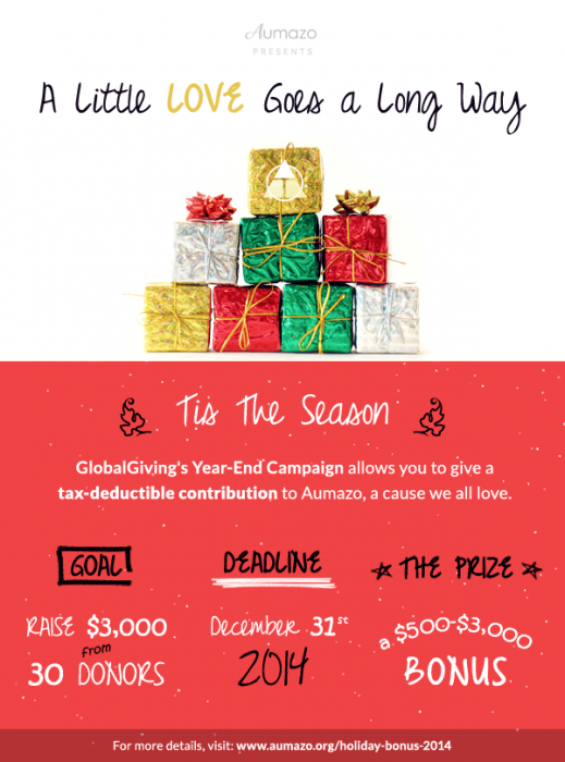 Aumazo's 2014 Holiday Bonus Campaign