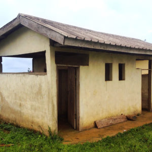 The Bankondji Middle school bathroom (front)