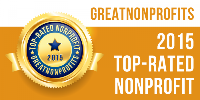 GreatNonprofits Top-Rated Nonprofit 2015